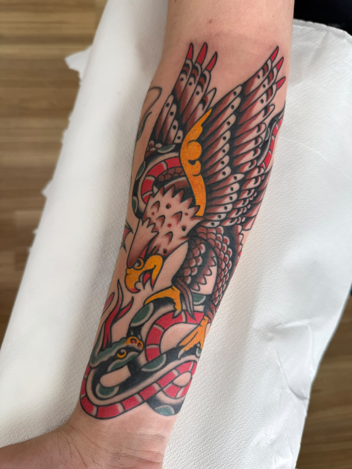 Tatuaje 1: tradicional old school por Deiro en Frio Norte Tattoo, Vigo