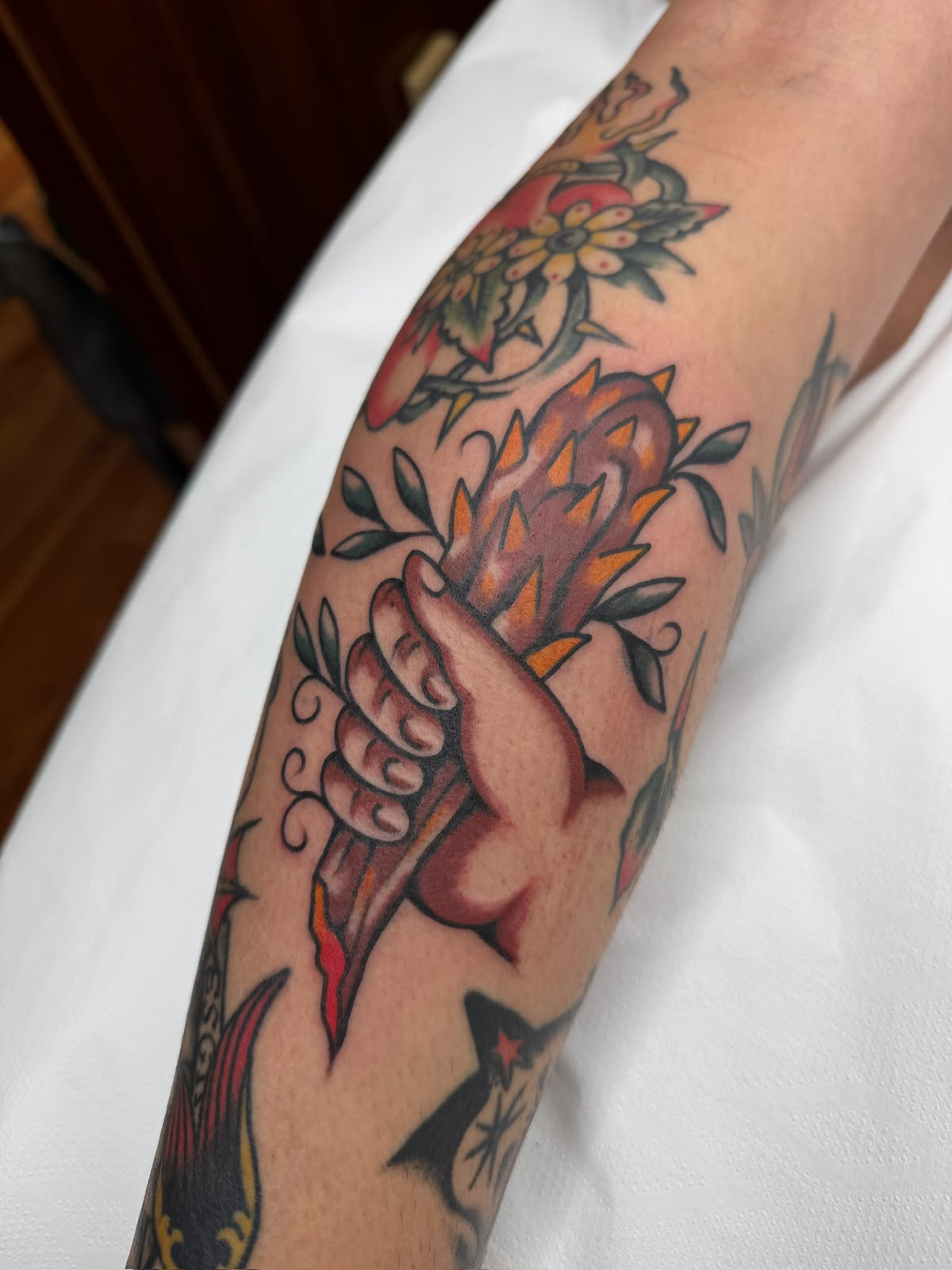 Tatuaje 4: tradicional old school por Deiro en Frio Norte Tattoo, Vigo