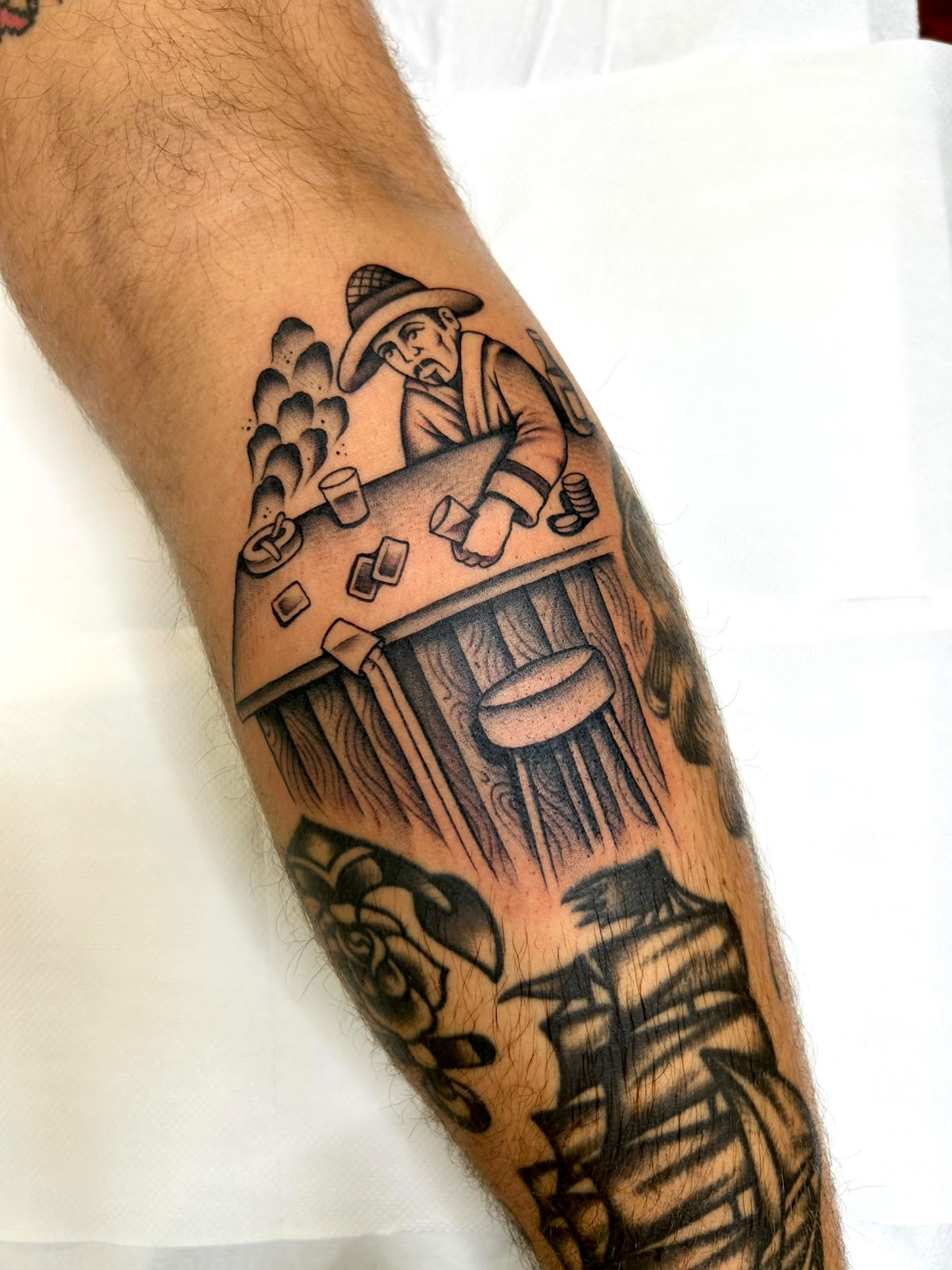 Tatuaje 4: tradicional en color por Ober en Frio Norte Tattoo, Vigo